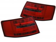 Zadní světla LED BAR AUDI A6 C6 04-08 sedan červená/kouřová 6-pin