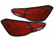 Zadní světla LED bar, s dynamickým blinkrem pro Ford FOCUS 4 18-21 HATCHBACK červená