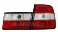Zadní světla LED BMW E34 limo 88-95 červená/chrom