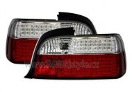 Zadní světla LED BMW E36 chrom / červená krystal Coupe / Cabrio