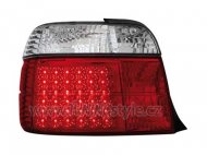 Zadní světla LED BMW E36 Compact 92-98 červená/chrom