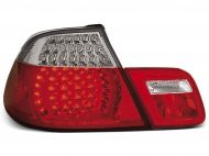 Zadní světla LED BMW E46 Cabrio 00-07 červená / chrom