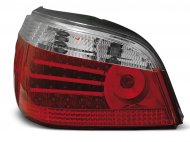 Zadní světla LED BMW E60 04- sedan červená / chrom