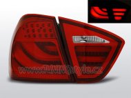 Zadní světla LED LightBar BMW E90 sedan 05-08 červená