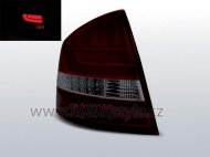 Zadní světla LED Lightbar Škoda Octavia II liftback 04-13 červená/kouřová