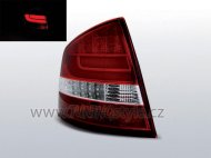 Zadní světla LED Lightbar Škoda Octavia II liftback 04-13 chrom/červená