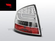 Zadní světla LED Lightbar Škoda Octavia II liftback 04-13 chrom