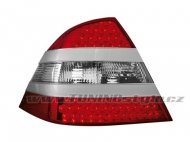 Zadní světla LED Mercedes Benz S W220 stříbrná/červená/chrom