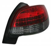 Zadní světla LED Peugeot 206 červená/kouřová