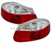 Zadní světla LED Porsche Boxter červená / chrom