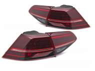 Zadní světla LED pro VW GOLF 7 2013-2019 červená