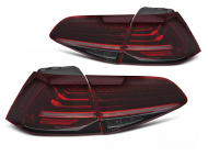 Zadní světla LED pro VW GOLF VII 2013-2019 laser look červená/kouřová