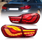 Zadní světla LED s dynamickým blinkrem BMW 3 F32 / F82 13- M4 GTS look červená