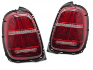 Zadní světla LED, s dynamickým LED blinkrem pro MINI Cooper F55 F56 F57 (14-18) červená