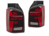 Zadní světla LED s LED dynamickým blinkrem VW T5 výklopné dveře, červená