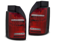 Zadní světla LED s LED dynamickým blinkrem VW T6.1 2019-2024 výklopné dveře, OEM žárovka - červená