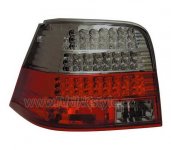 Zadní světla LED VW GOLF 4 červená/chrom krystal tmavé