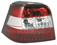 Zadní světla LED VW Golf 4 - červená