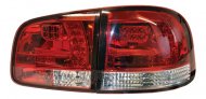 Zadní světla LED VW Touareg 02-10 červená/chrom