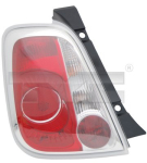 Zadní světlo levé - FIAT 500 2007-2015 šedý rámeček