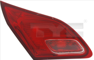 Zadní světlo levé vnitřní - OPEL ASTRA J 2009-2015 červeno-bílé