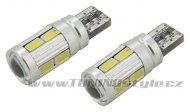 Žárovka 10 SMD LED 3chips 12V T10 CAN-BUS ready bílá 2ks