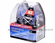 Žárovka 12V  H3  55W Pk22s WHITE LASER  2ks