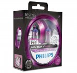 Žárovka Philips H4 ColorVision Purple 12342CVPPS2 2ks 