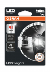 Žárovky Osram LED, LEDriving STANDARD SL 12V 0,8W W2.1X9.5D červené (2ks)