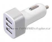 Zástrčka 3xUSB 5V/2100mA 12/24V