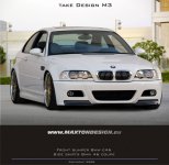 Přední nárazník BMW 3 E46 98-07 Coupe & Cabrio < M3 Look >