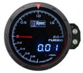 Budík D1Spec 60mm - tlaku turba Elektrický 1-2 BAR